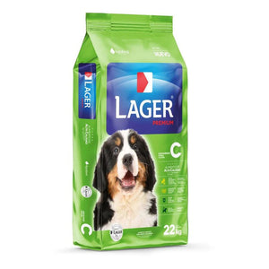 Lager Perro Cachorro 22kg con Contenedor
