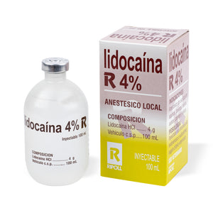 Lidocaina R 4% Inyectable 100ml