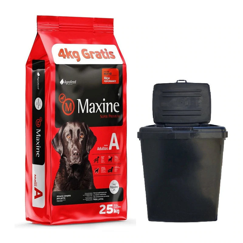 Maxine Perro Adulto 21+4Kg con Contenedor