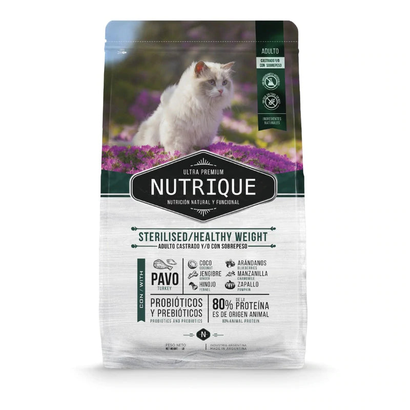 Nutrique Ultra Premium Cat Sterilised 2kg con Regalo