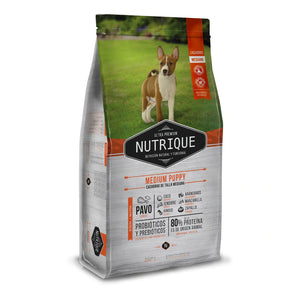 Nutrique Ultra Premium Puppy Raza Mediana 12kg con Regalo