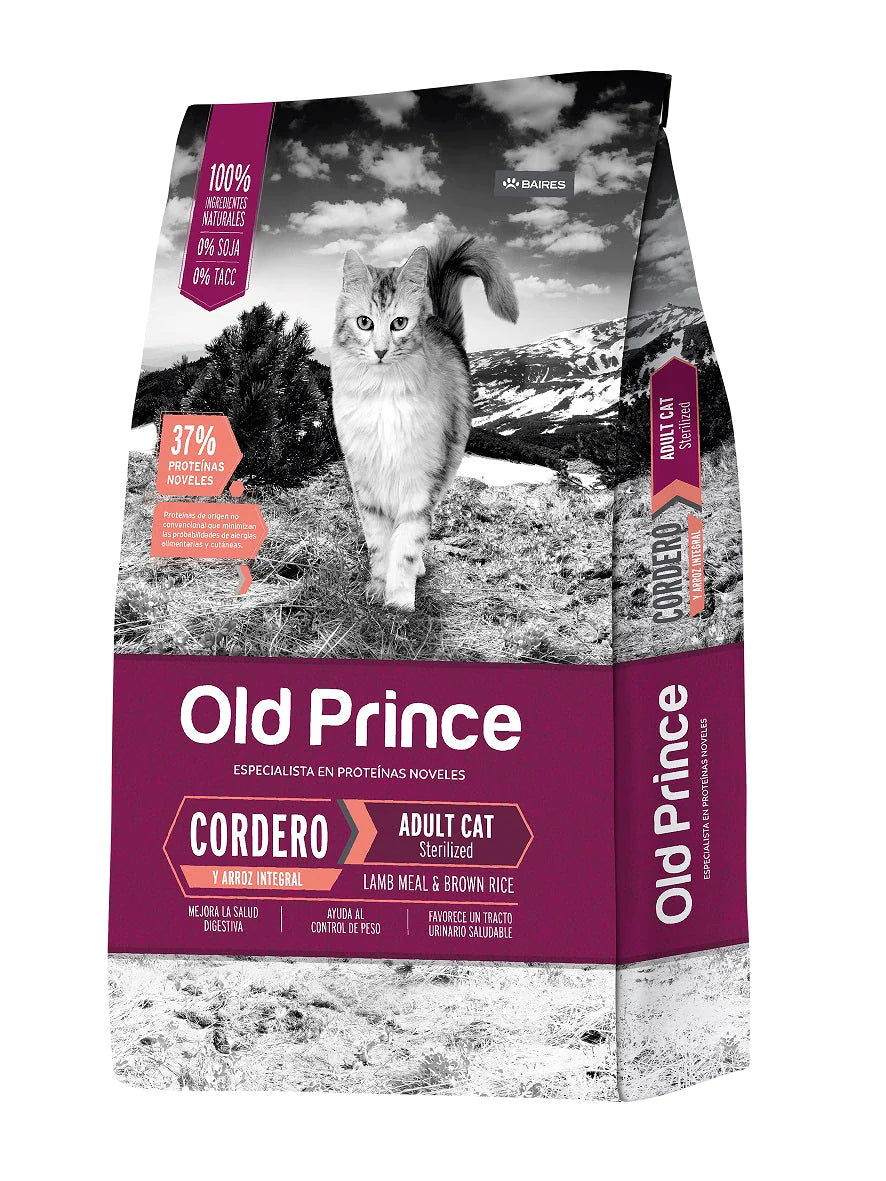 Old Prince Cordero Gato Castrado 3Kg con Regalo