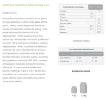 Cargar imagen en el visor de la galería, Old Prince Equilibrium Gato Urinary 1Kg Con Regalo