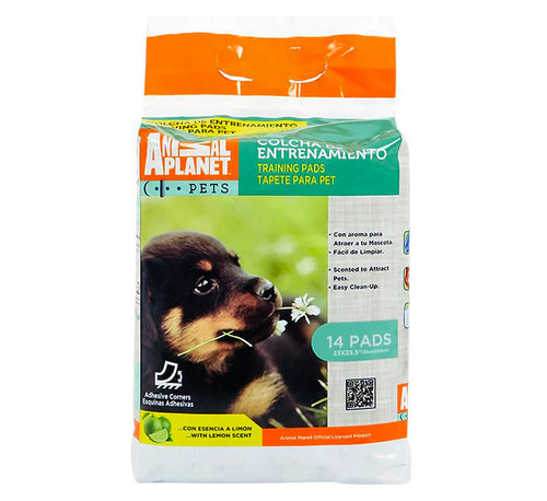 Pañales De Entrenamiento Con Aroma Animal Planet 14un (60x58cm)