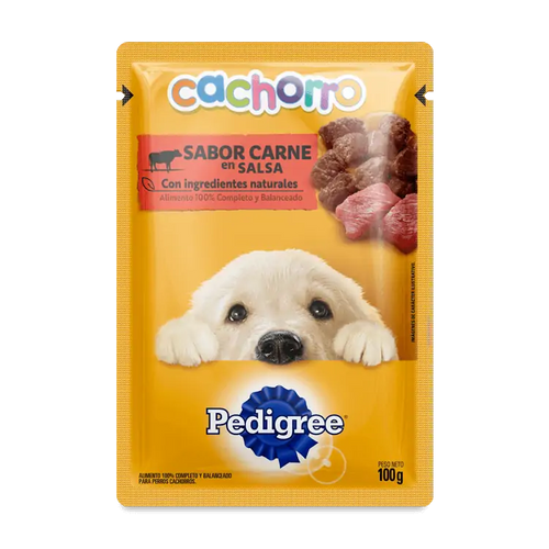 Pouch Pedigree Cachorro Carne 85g