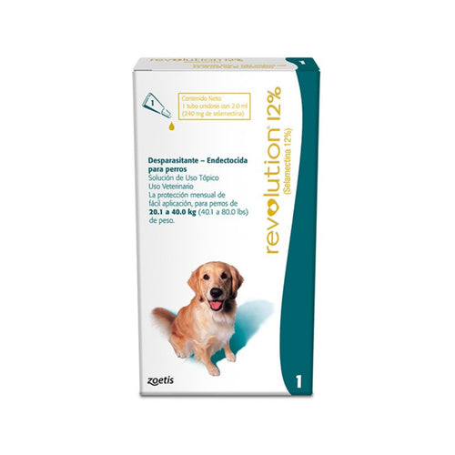 Pipeta Revolution Perro 20 A 40 K
