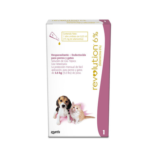 Pipeta Revolution Cachorro De 0 A 2.5 K