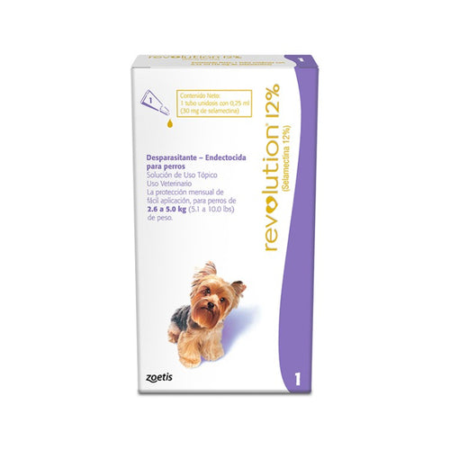 Pipeta Revolution Perro 2,6  A 5 Kg Con Regalo