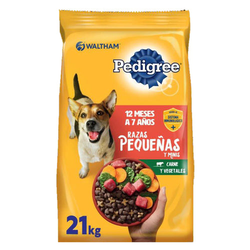 Pedigree Perro Adulto Raza Pequeña 21Kg con Regalo