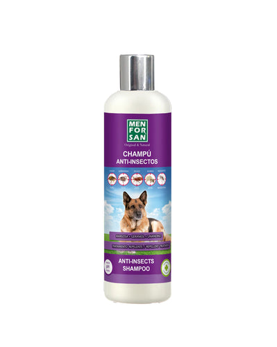 Shampoo Para Mascotas Menforsan Anti Insectos 300ml