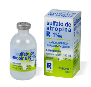Sulfato de Atropina R1% Inyectable 50ml