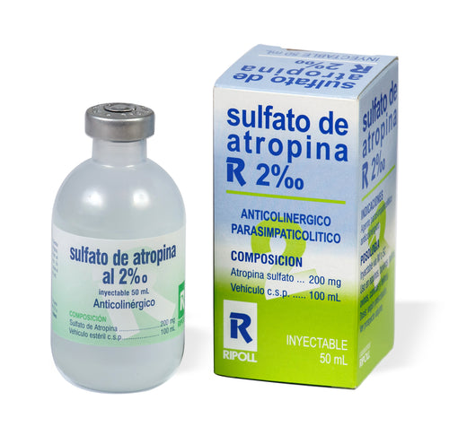 Sulfato de Atropina R2% Inyectable 50ml