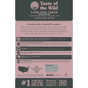 Taste of the Wild Feline Lowland Creek 2kg con Regalo