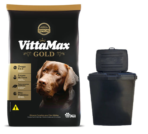 Vittamax Gold Premium Especial Adulto 15Kg con Contenedor