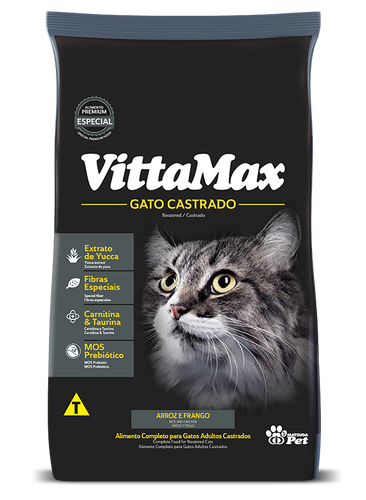 Vittamax Gato Castrado Pollo 10Kg con Regalo