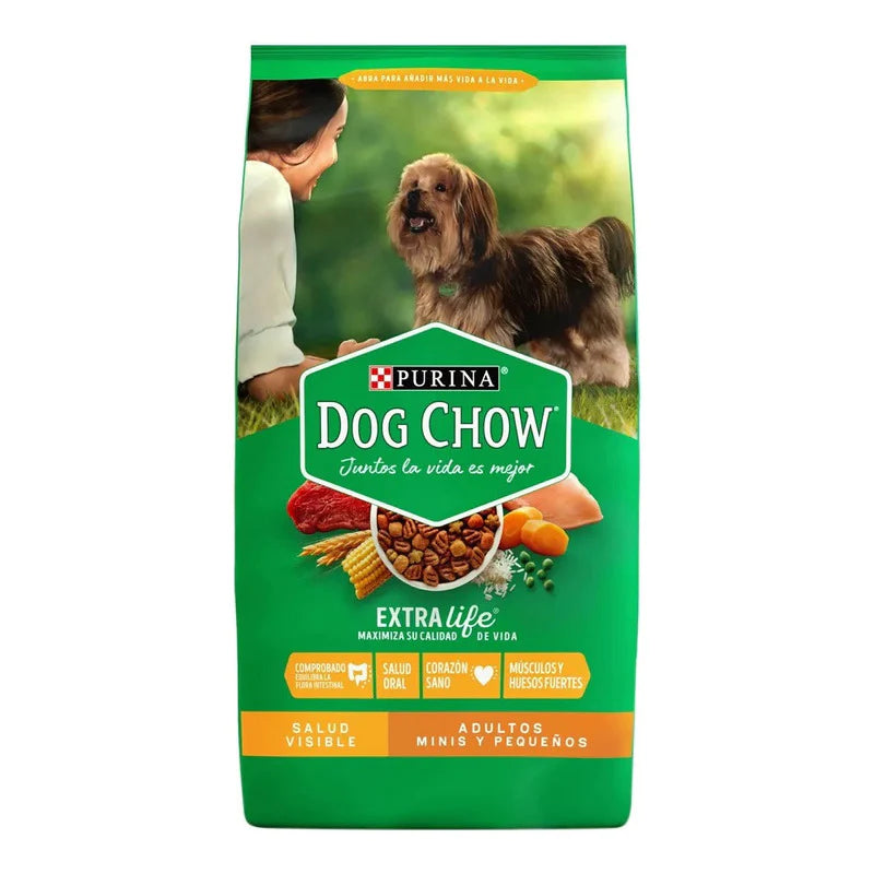 Dog Chow Adulto Raza Pequeña 8Kg  + 2 pouch