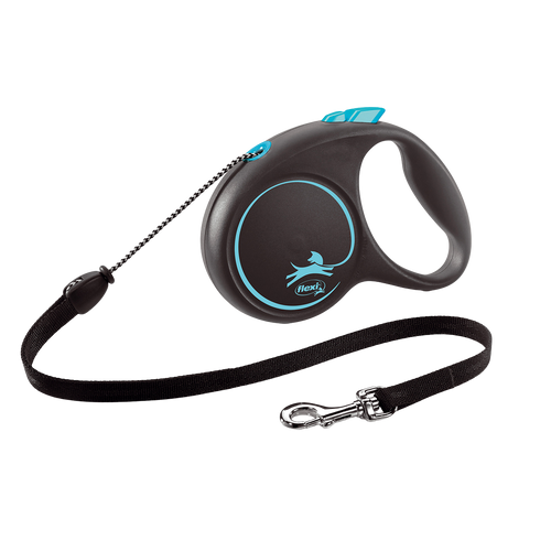 Correa Flexi Black Design Cordón S 5m Azul