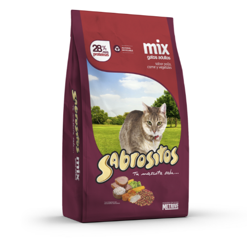 Sabrositos Gato Adulto Mix 10Kg con Regalo