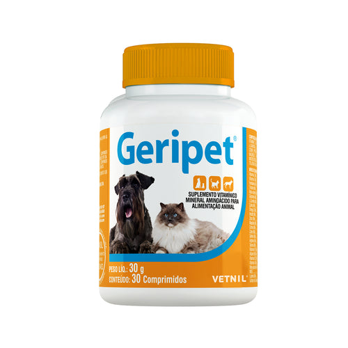 Geripet Vetnil Suplemento Vitamínico x 30 comp