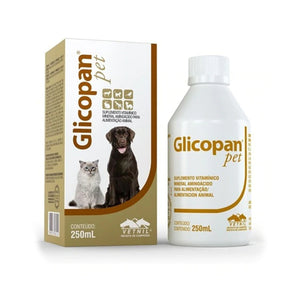 Glicopan Pet Vetnil Vitamínico Mineral Aminoácido 250ml