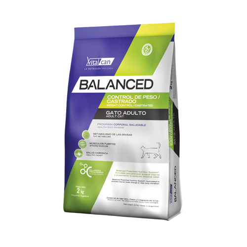 Vet Can Balanced Gato Control de Peso 2Kg con Regalo