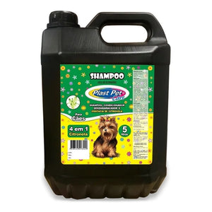 Shampoo Para Perros Plast Pet con Citronela 5 Litros