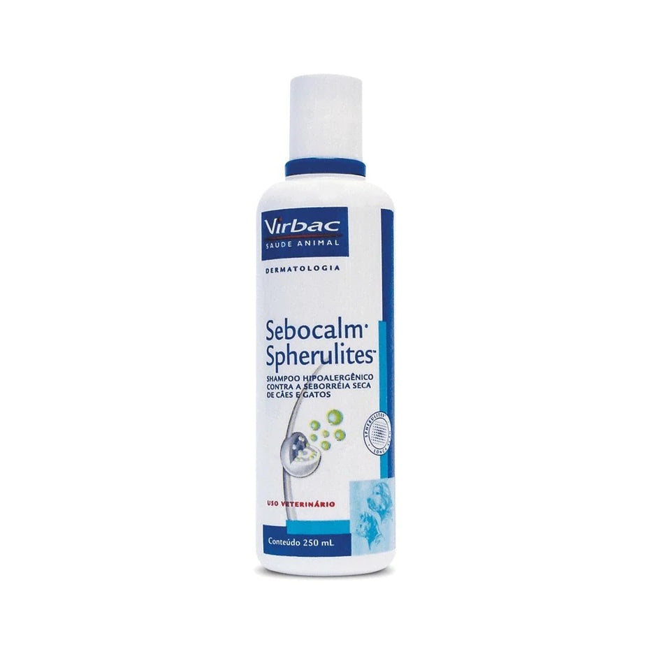 Shampoo Virbac Sebocalm Hipoalergenico Para Perros y Gatos 250ml