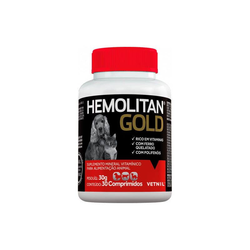 Hemolitan Gold Vetnil x 30 comp