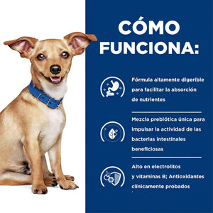 Hill's I/D Perros Raza Pequeña Cuidado Digestivo 3.17Kg con Regalo