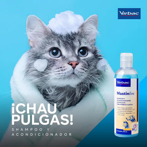 Shampoo Virbac Mastin Line Antipulgas y Garrapatas 250ml