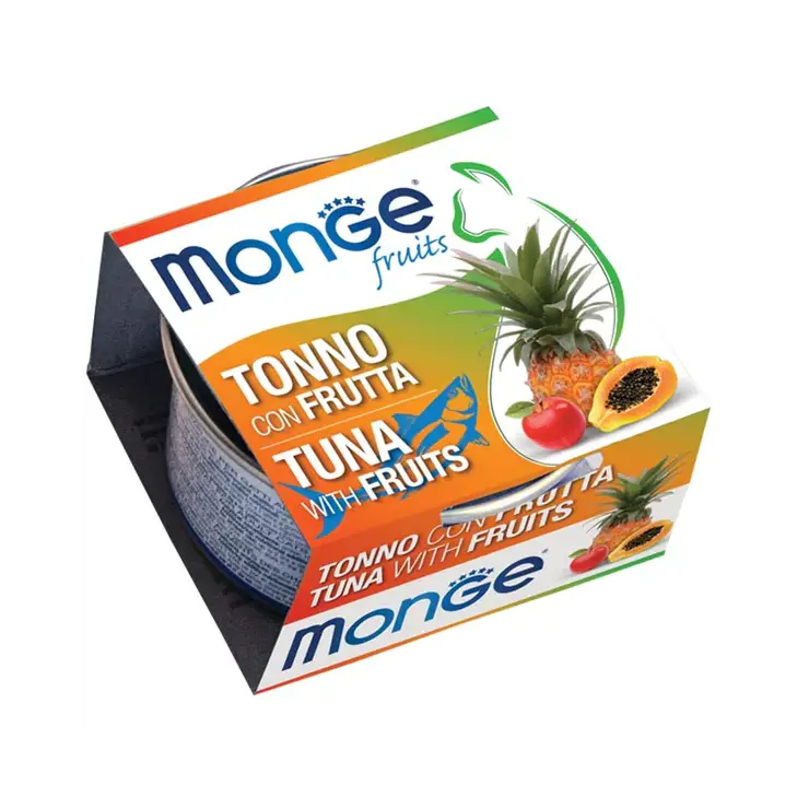 Pate Para Gato Monge Super Premium Atun y Fruta 80g