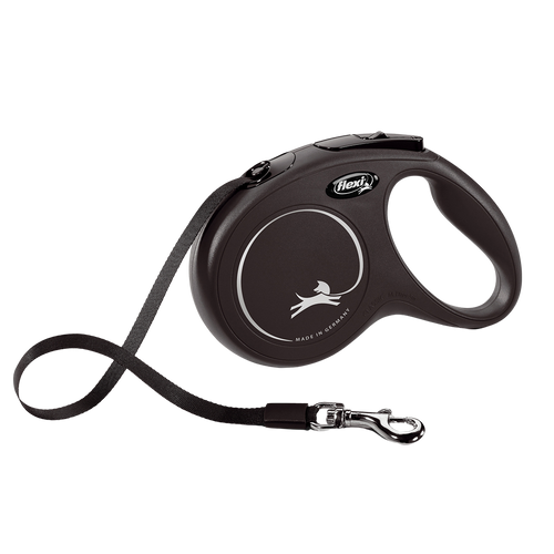 Correa Flexi New Classic Cinta S 5m Negro