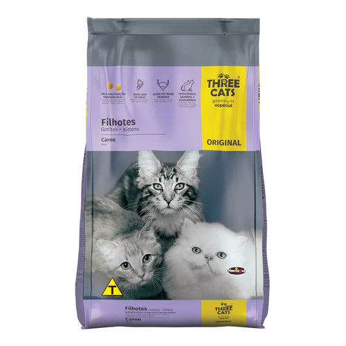 Three Cats Premium Original Gatito 1kg con Regalo