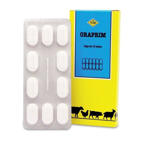 Oraprim Caja con 10 Bolos Fatro