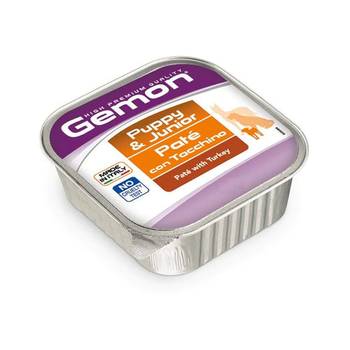 Pate Gemon High Premium Cachorro con Pavo 300g
