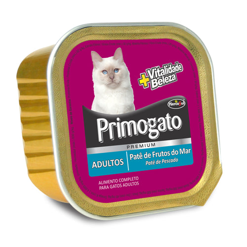 Pate Premium Primogato Gato Adulto Pescado 150g