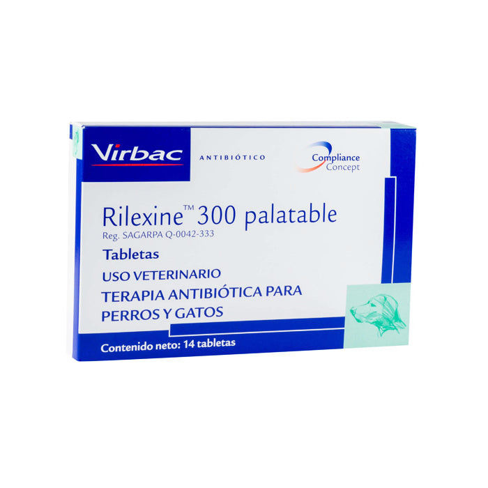 Rilexine 300 Palatable Virbac Antibiótico Para Perros y Gatos