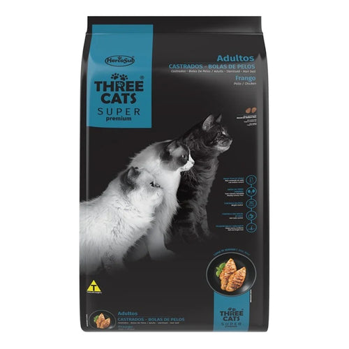 Three Cats Super Premium Bola de Pelo 10Kg con Regalo