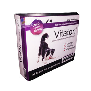 Vitaton Resverastrol Fortificador Para Perros Y Gatos X 30 U