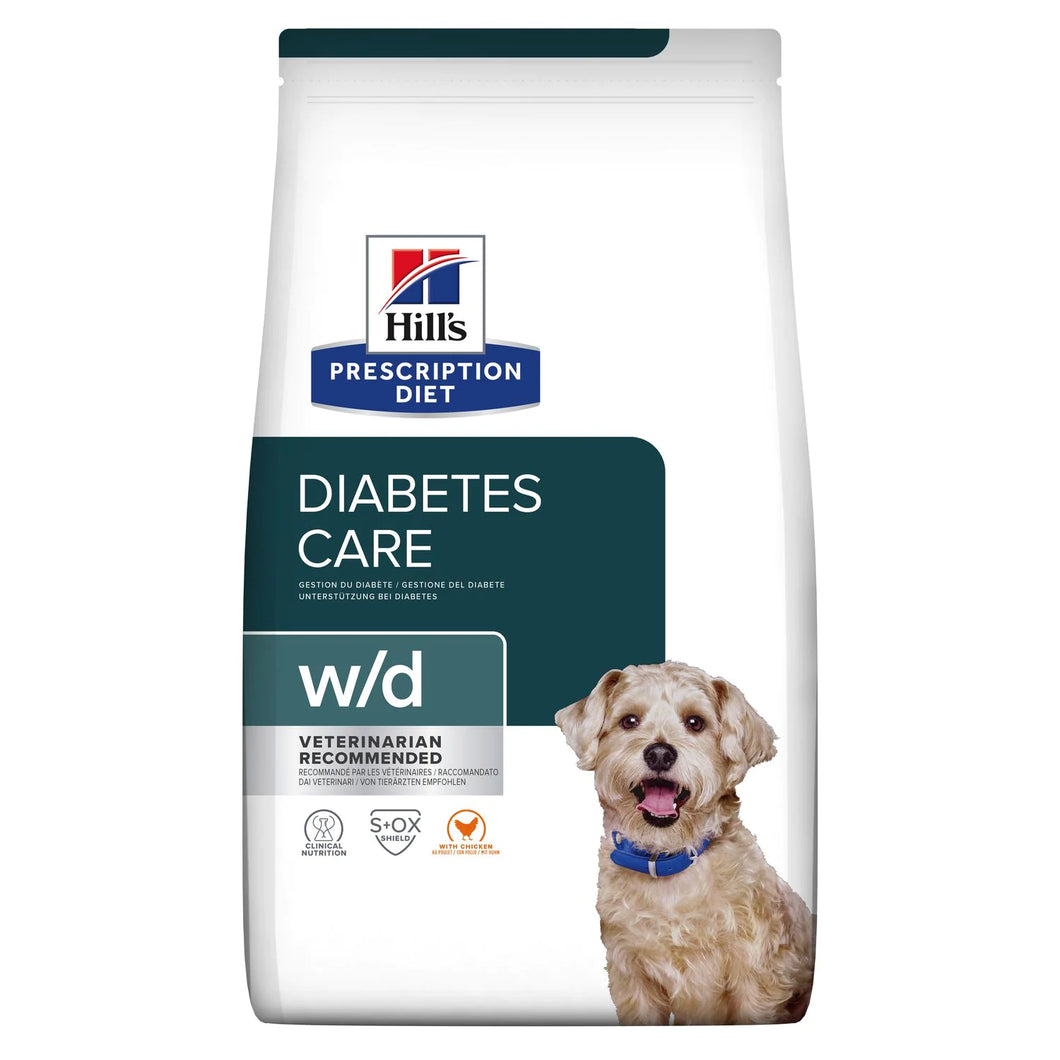 Hill's W/D Perros Cuidado Digestivo, Peso y Glucosa 8Kg con Regalo