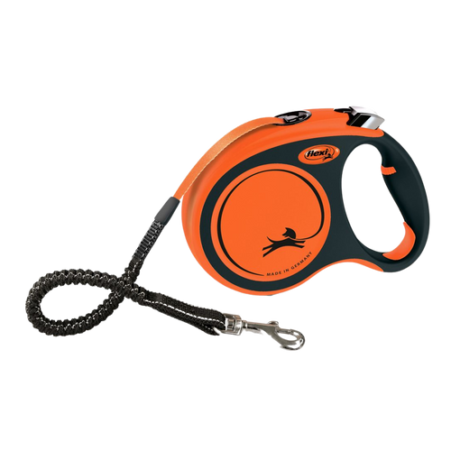 Correa Flexi Xtreme Cinta L 5m Negro/Naranjo